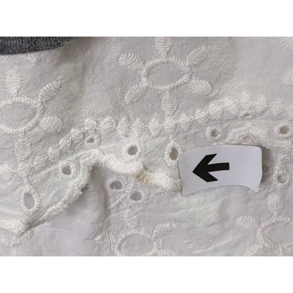 Matilda Jane In The Clouds Top‎ Women S Eyelet Lace Bottom Oversized Layered - Picture 7 of 11